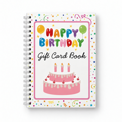 Happy Birthday Gift Card Book