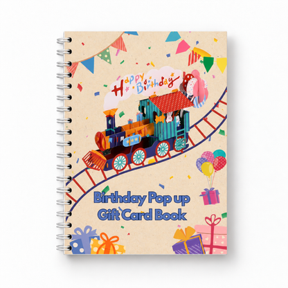 Birthday Pop-up Gift Card Book