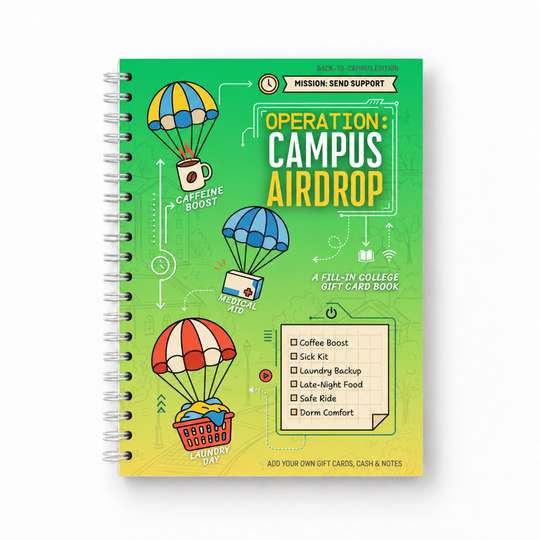 Operation Campus Airdrop - College Survival Gift Card Book