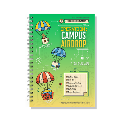 Operation Campus Airdrop - College Survival Gift Card Book