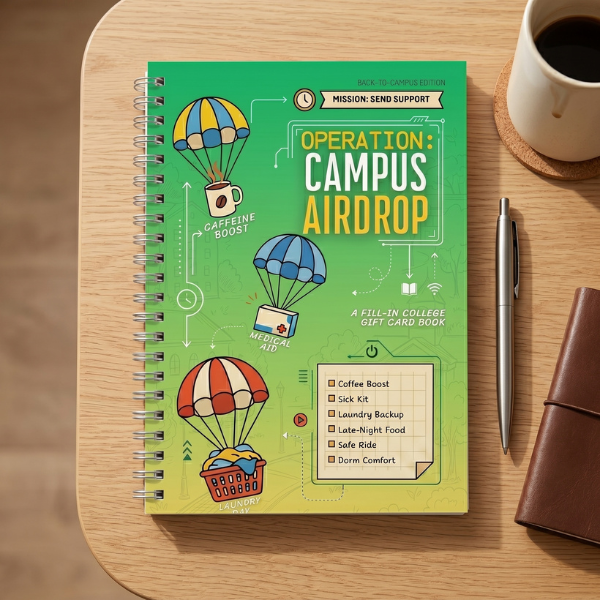 Operation Campus Airdrop - College Survival Gift Card Book