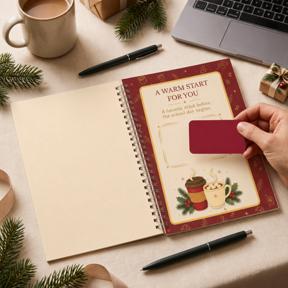 [For Teachers] Christmas Gift Card Book