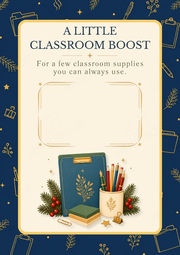 [For Teachers] Christmas Gift Card Book, page 7