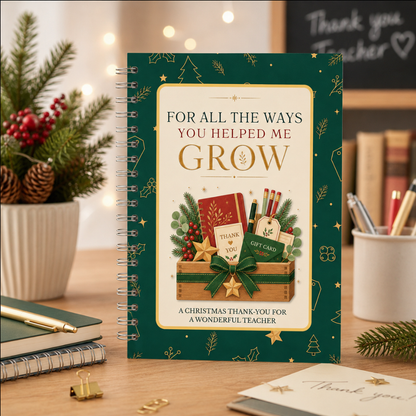 [For Teachers] Christmas Gift Card Book
