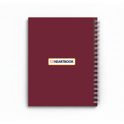Back cover of the Adulting Survival Guide with HEARTBOOK logo