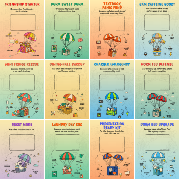 Operation Campus Airdrop - College Survival Gift Card Book