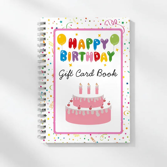 Birthday Gift Card Book