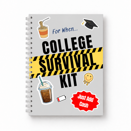 The 'For When...' College Survival Kit - Gift Card Book