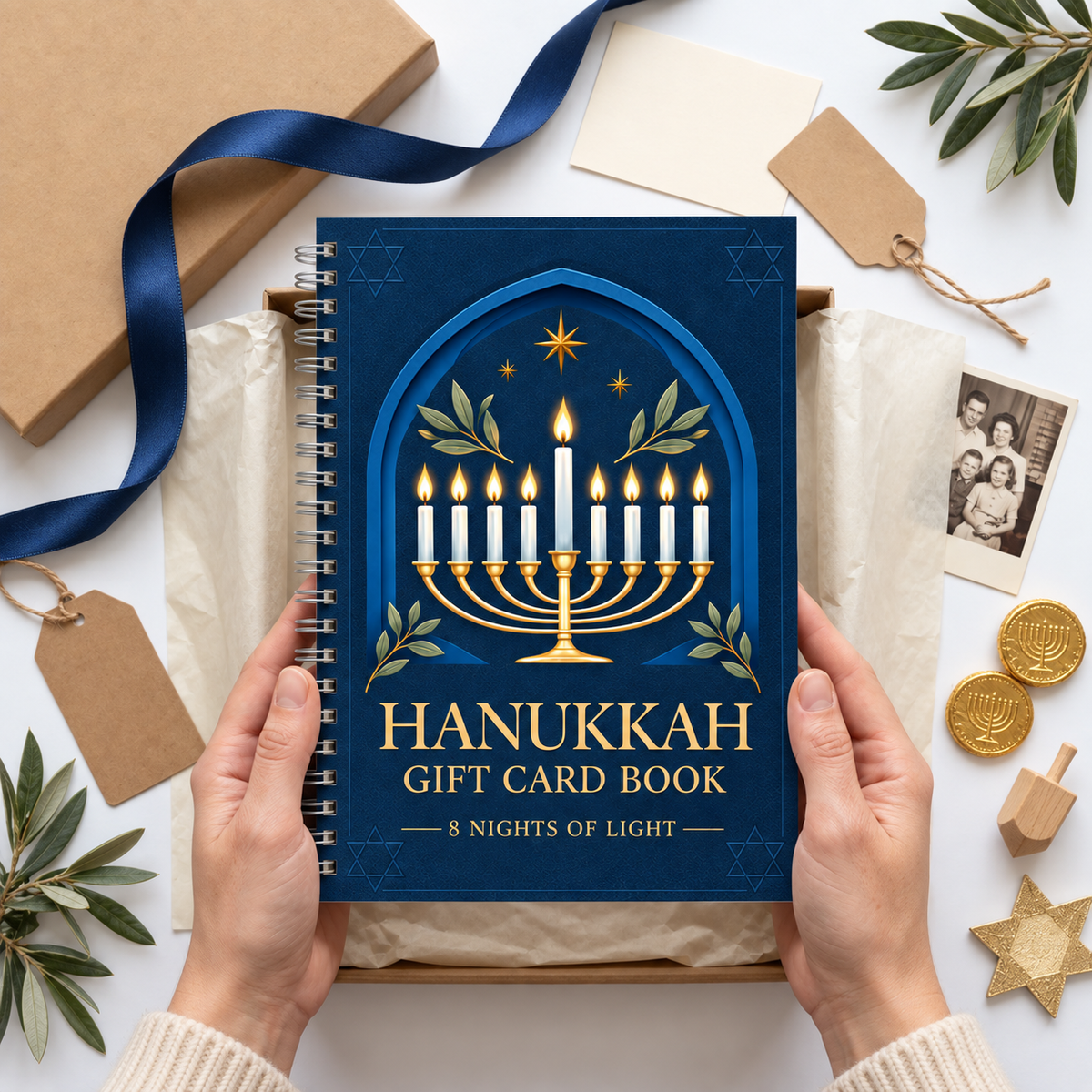 Hanukkah Gift Card Book — Eight Little Surprises