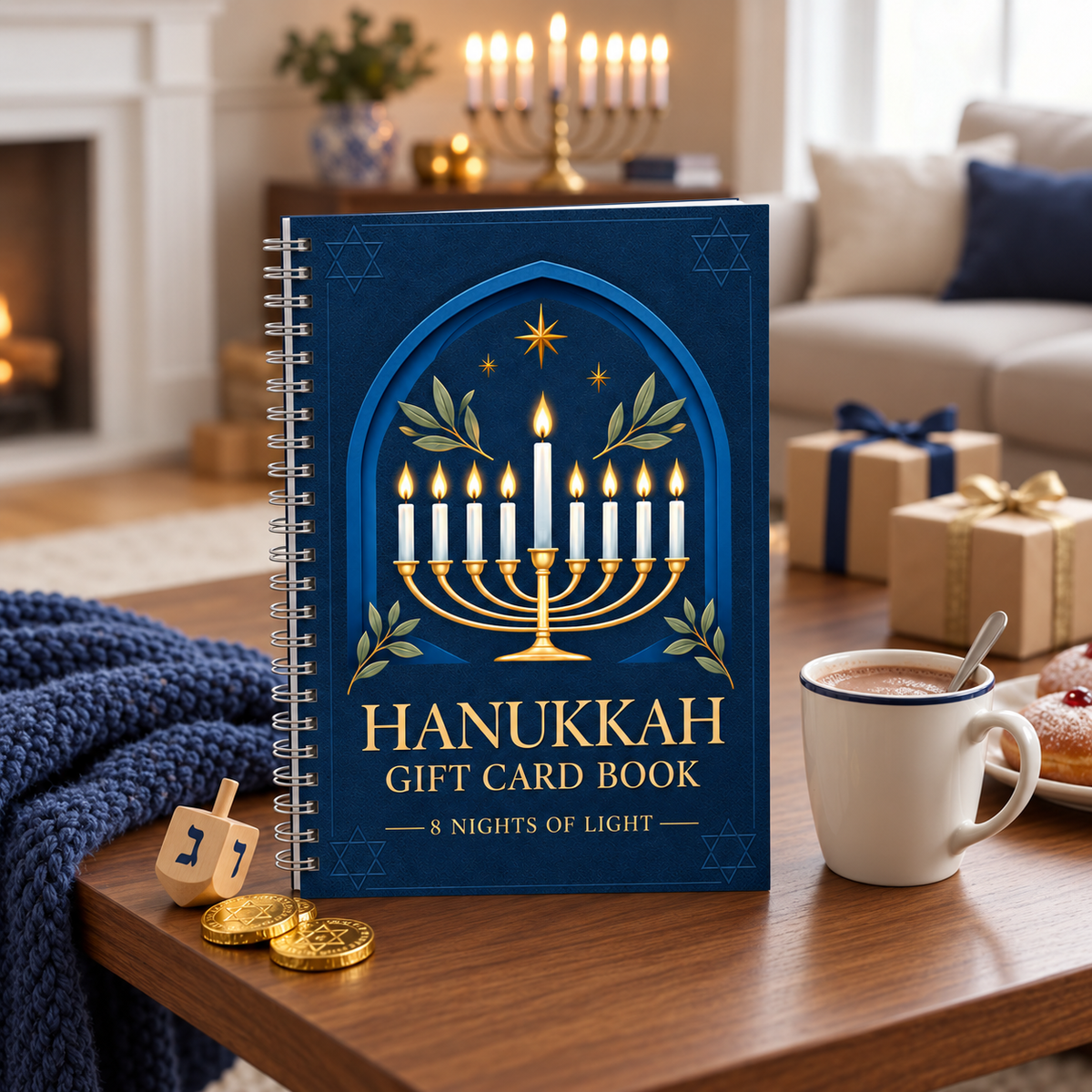 Hanukkah Gift Card Book — Eight Little Surprises