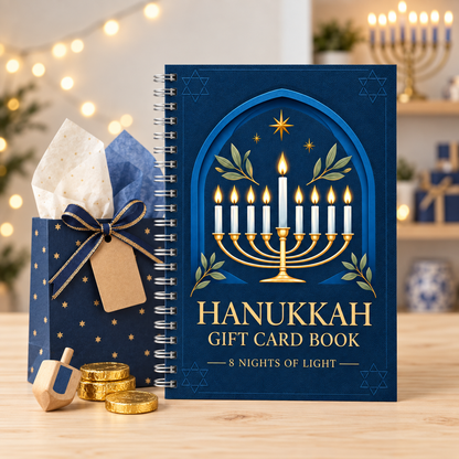 Hanukkah Gift Card Book — Eight Little Surprises