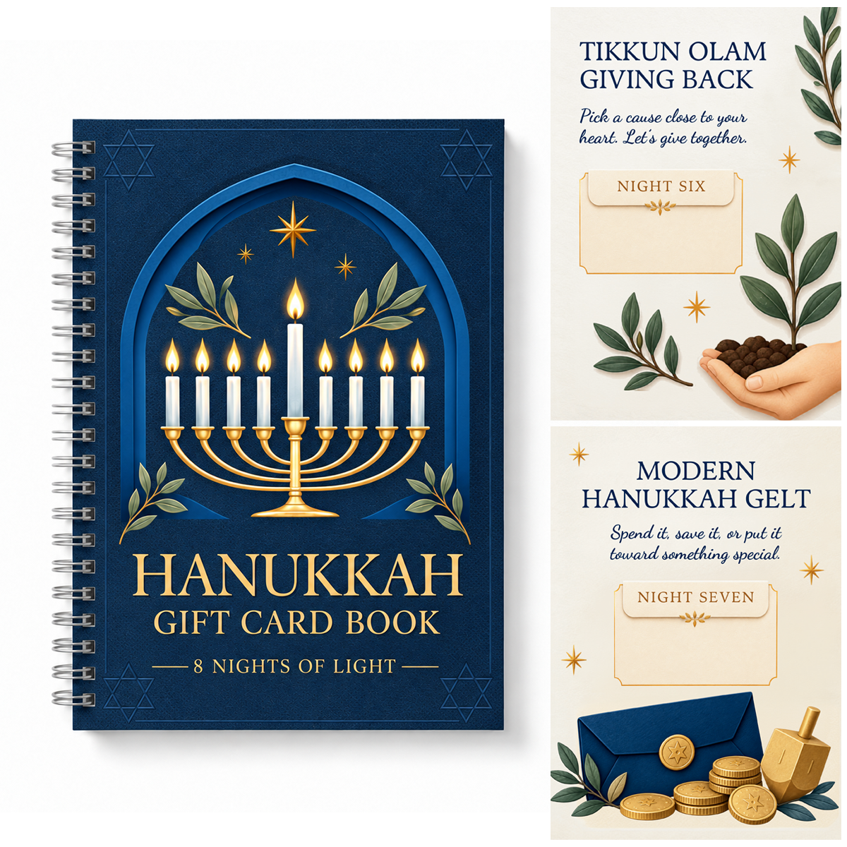 Hanukkah Gift Card Book — Eight Little Surprises