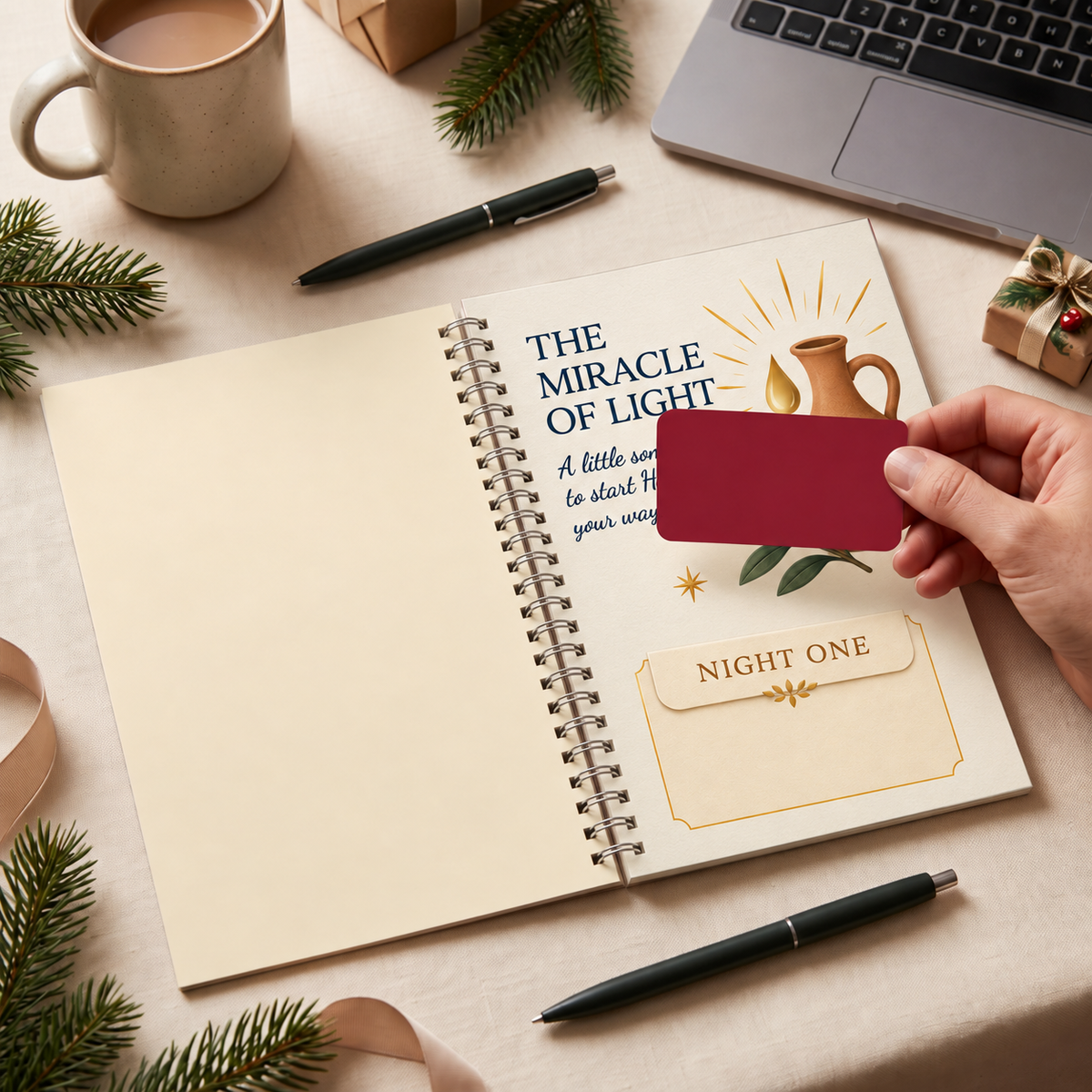 Hanukkah Gift Card Book — Eight Little Surprises