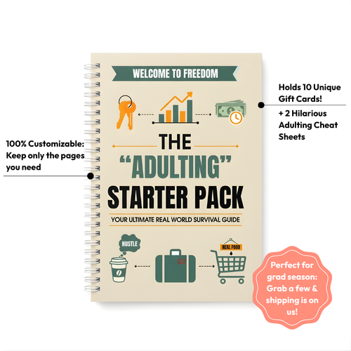 The "Adulting" Starter Pack - Gift Card Book